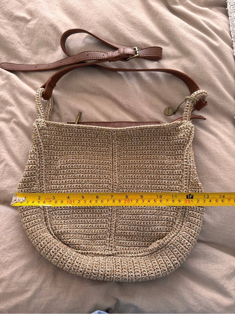 The Sak Los Feliz Hobo Bag - Bamboo with Brown Strap - Picture 4 of 5